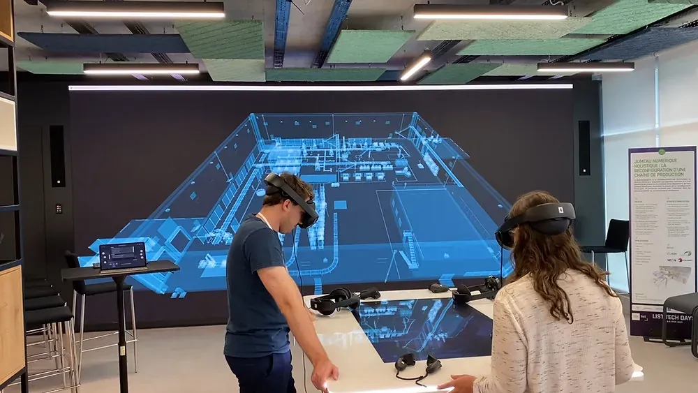 Le jumeau numérique en immersion : la reconfiguration d'une chaîne de production