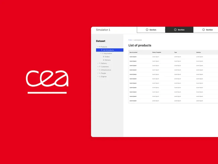 Design system · CEA